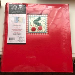 Red Deluxe Recipe Binder